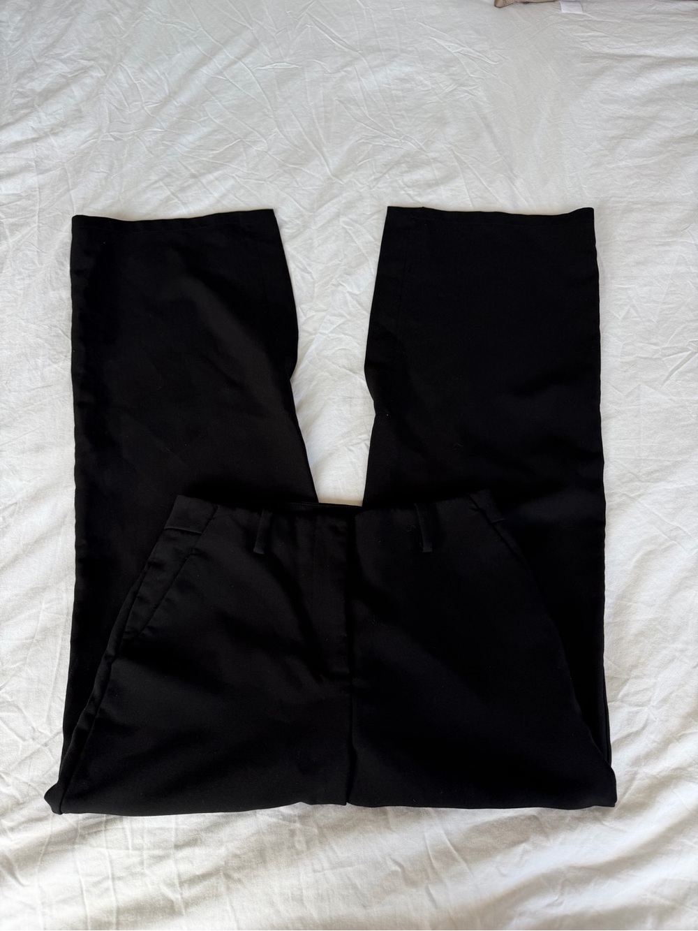 Vince Camuto Black Wide Leg Dress Pants with Side Slits - Picture 3 of 7